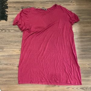 Pinkish Purple T shirt Dress